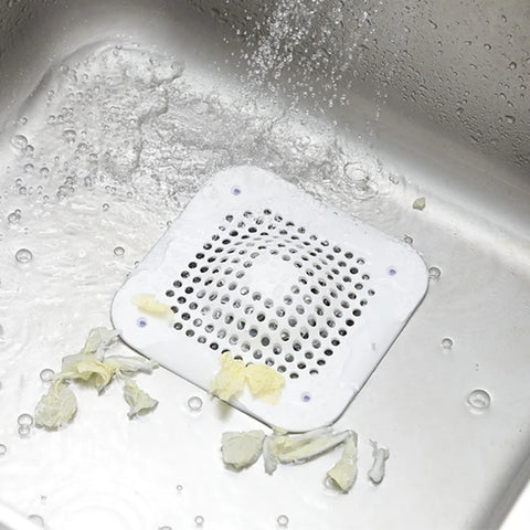 Drain Strainer Silicone Anti-Clogging Filter Sink Shower Bathroom Kitchen Floor Cover Stopper Plug