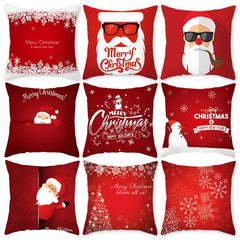 Christmas Cushion Covers Merry Christmas Decorations for Home Festive Christmas Pillow Covers