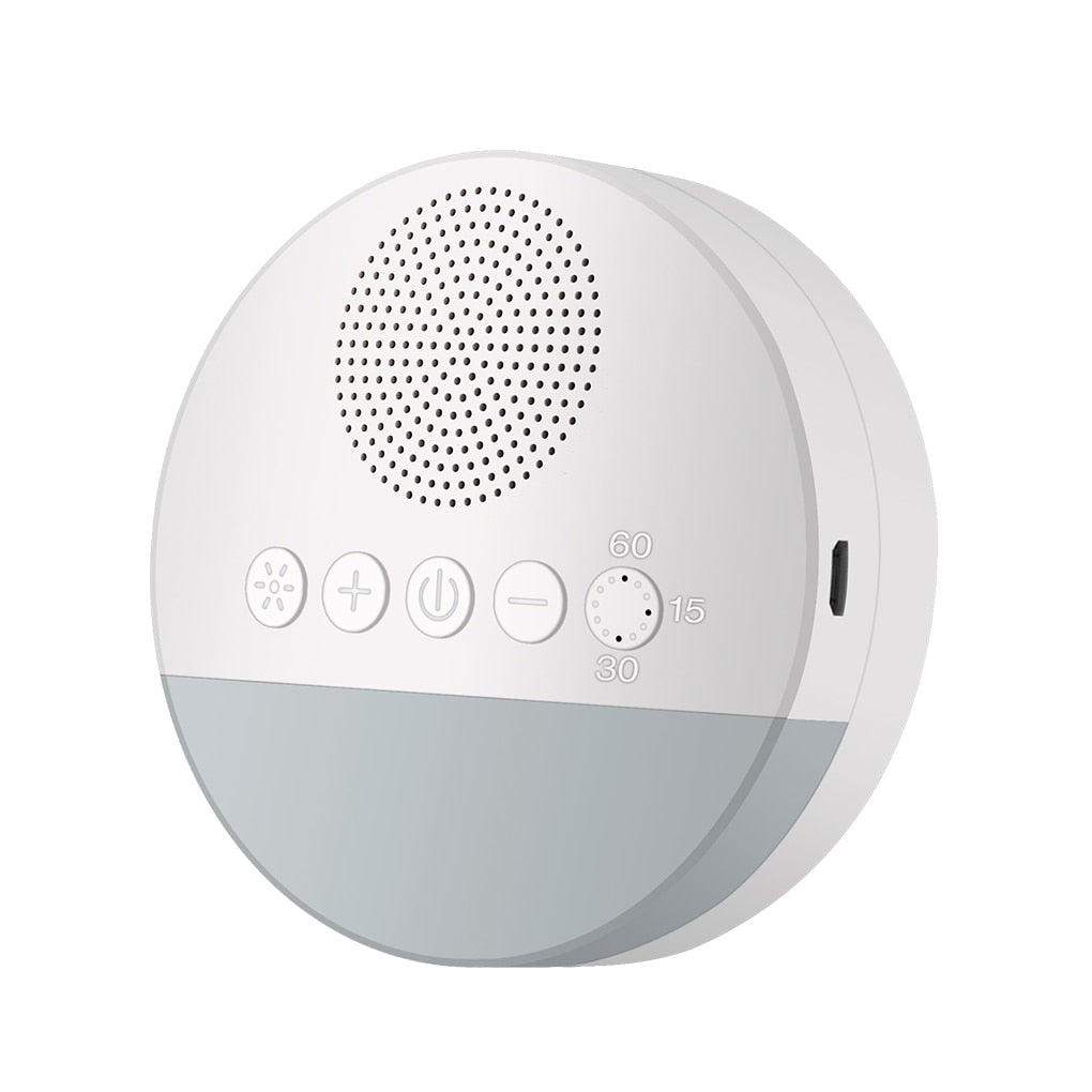 White Noise Machine for Sleeping Spa Sound Machine for Babies and Adults & Night Light Rechargeable