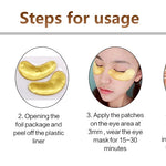 Gold Collagen Eye Mask – Anti-Dark Circles & Fine Lines Beauty Patches for Radiant Skin