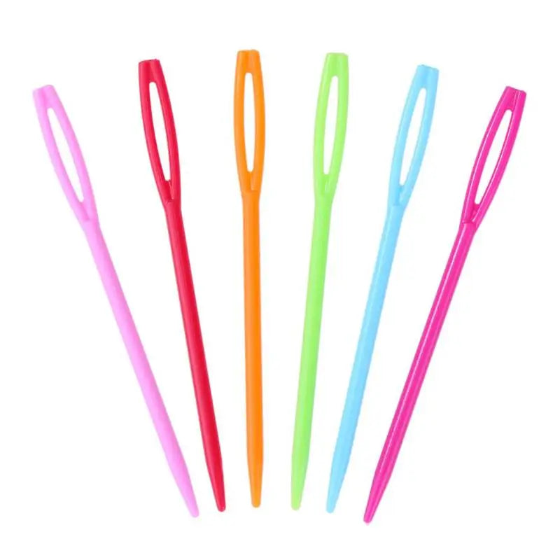 20-Pack Multicolor Plastic Sewing Knitting Needles For Crafts Clothing Shoes DIY Knitting Needles Cusp Crochet Hooks