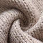 Boho Vintage Oversized Sweater Knitwear Tops Off the Shoulder Large Knit Sweater