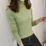 Turtleneck Pullovers Long Sleeve Sweater