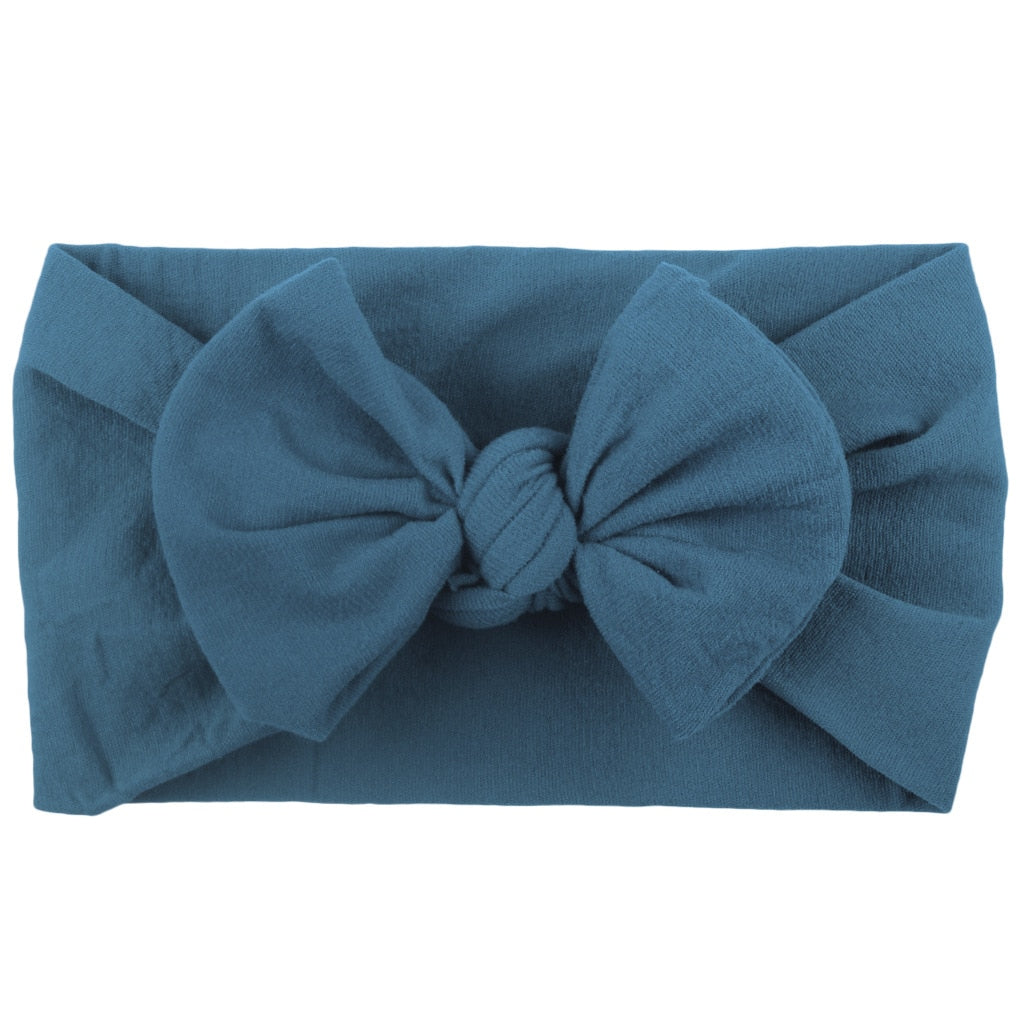 Baby Girl Headband with Bow Soft Headband Baby Bow Headwrap Newborn Headwear