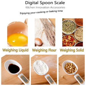 Digital Spoon Scale with LCD Display Measures Food Weight Spoon 500g/0.1g Measure Coffee Tea Sugar Scale Kitchen Tool