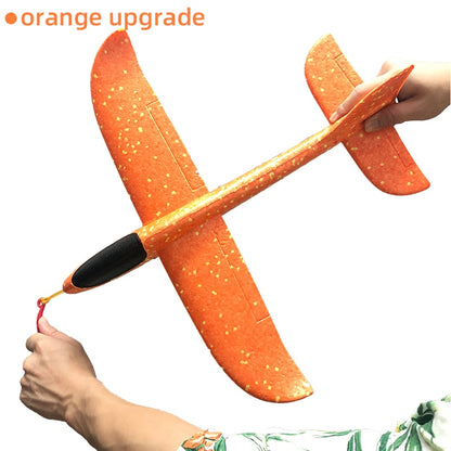 50CM Big Polystyrene Steering Wheel Throwing Plane Toy Foam Manual Airplane for Children