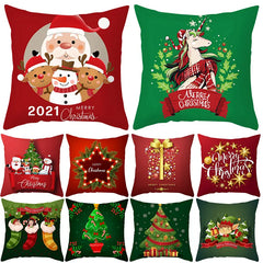 Christmas Cushion Covers Merry Christmas Decorations for Home Festive Christmas Pillow Covers