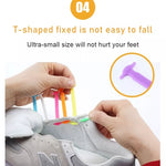 Elastic Silicone Shoelaces Fashion Unisex Athletic Non-Tie Shoe Lace Fit All Sneakers Quick Shoe Lace