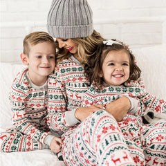 Christmas Family Matching Pajamas Sets Xmas for Adults & Kids Mother And Daughter Father Son Sleepwear Family Pajamas