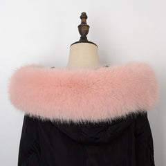 Women's Faux Fox Fur Collar Shawl/Scarves Fur Collar Shawl For Winter Coat