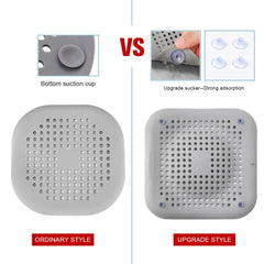 Silicone Drain Filter Sink Anti-Clogging Strainer Bathroom Hair Filter Sink Shower Kitchen Sink Filter Cover Floor Drain Strainer Stopper Silicone Deodorant Plug