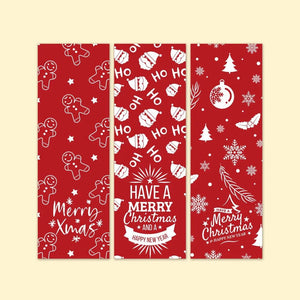 30-60Pcs Merry Christmas Gift Wrap Stickers Tape Animals Snowman Trees Decorative Stickers Wrapping Gift Box Label Tape Christmas Tags