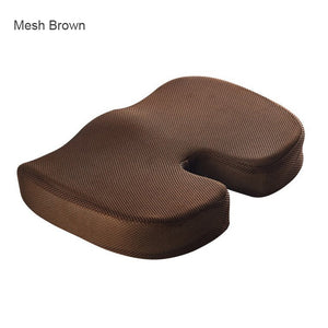Orthopedic Seat Cushion with Memory Foam Hemorrhoids For Car Office Home Chair Lumbar Support Breathable Pillow