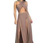 Bold & Elegant Cut-Out Maxi Dress – Sultry, Sophisticated, and Statement-Making