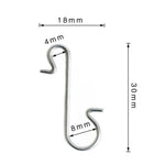 50-Pack Christmas Ornament Metal S-Shaped Hooks Holders Christmas Tree Ornament Pendant Hangers Decoration for Home