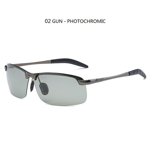 Photochromic Sunglasses Men Polarized Transition Driving Day Night Vision Color Change Eyewear