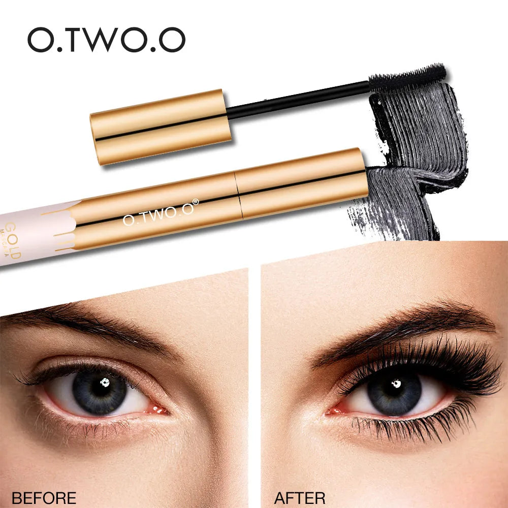 Mascara Fiber Lash Black Primer Black Lash Mascara Volume and Length Eyelash Extension Mascara Eye Lashes Brush Makeup Long-Lasting Waterproof Smudge Proof Mascara Curved Design