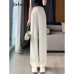 High Waist Double Buttons Wide Leg Pants Various Colors