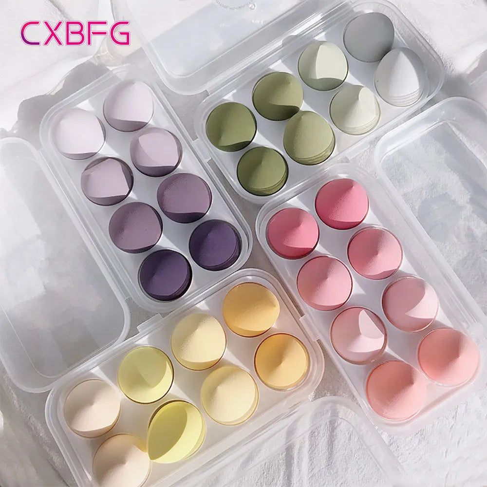 4/8 Packs Makeup Sponge Blender Beauty Egg Cosmetic Puff Soft Foundation Sponges Powder Puff Make Up Accessories Beauty Tools