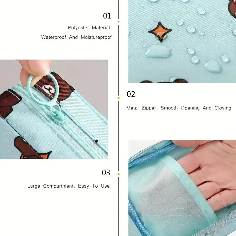 Sanitary Pad Tampon Storage Bag Portable Waterproof Organizer Pouch Cartoon Pattern Sanitary Napkin Bag