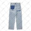 Distressed Blue Jeans