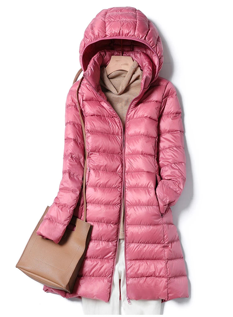 Women’s Hooded Quilted Winter Jacket - Warm, Stylish, & Cozy (M-5XL)