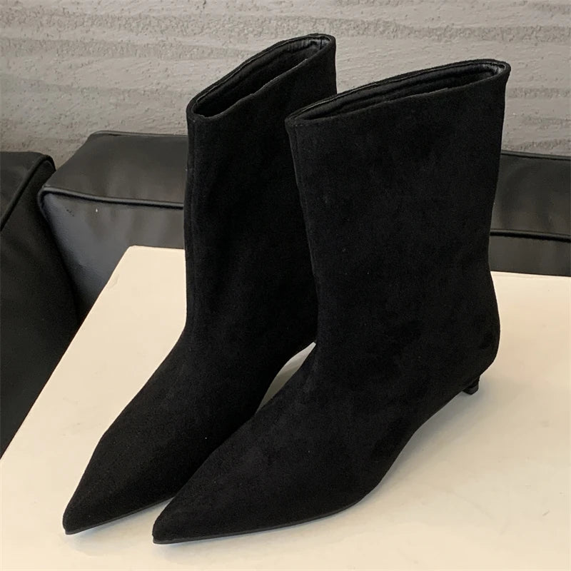 black boots