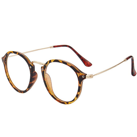 Round Sunglasses Women Retro Trendy Vintage Mirror Coated Multi-Color UV Fashion Eyewear