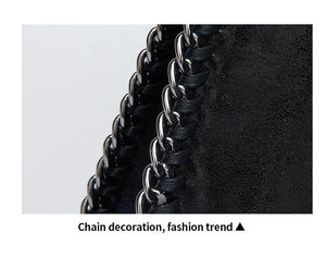 Women's Luxury Soft Shoulder Bag With Chain High Quality Crossbody Boutique Fashion Tote Bags