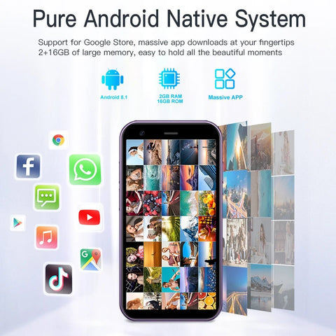 Mini Smartphone SERVO 15SE 3.0 Inch Dual SIM 3G Android 2GB 16GB GPS WiFi Portable Small Phone Gift