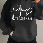 women's hoodie dark grey