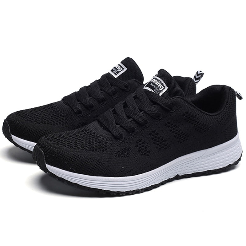 Women's Sneakers Shoes Fashion Breathable Trainers Running Walking Flat Athletic Shoes