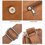 Soft Faux Leather Crossbody Bag Lightweight And Large Capacity Shoulder Messenger Bag