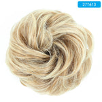 Messy Curly Hair Piece Synthetic Scrunchie Extension Hair Bun Chignon With Tassels Ponytail Hair Extensions