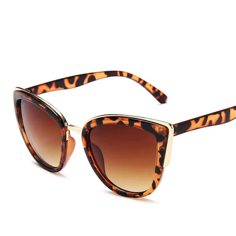 Cat Eye Sunglasses Women Vintage Gradient UV400 Chic Retro Fashion Eyewear