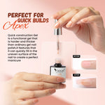 Quick Construction Nail Gel Semi Transparent Jelly Color Nail Gel Polish Strengthener Soak Off UV LED Nude Pink Gel