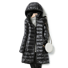 Hooded Padded Puffer Down Coat