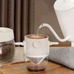 Foldable Mini Coffee Filter Portable Coffee Maker Stainless Steel Drip & Tea Diffuser for Loose Tea
