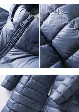 Hooded Padded Puffer Down Coat