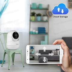 Surveillance Camera WiFi 3MP Smart Home Indoor Wireless IP Surveillance Camera AI Detect Automatic Tracking Security Baby Monitor