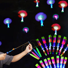 Colorful LED sling shot toy