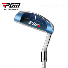 Golf club  Putter with blue head and Pro Golf Master branding on a white background