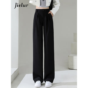 High Waist Double Buttons Wide Leg Pants Various Colors