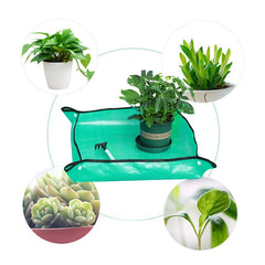 Planting Mat 50cm-100cm Gardening Potting Pad Foldable Garden Plant Flower Pot Transplanting Waterproof Mats