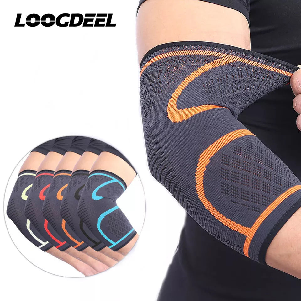 Elbow Support Brace Elastic Fitness Sport Elbow Protective Pad Absorbs Sweat Sport Arm Sleeve Elbow Brace