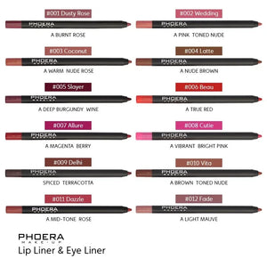 Lip Pencil Waterproof Matte Lipliner Sexy Red & Various Contour Tints Lipstick Lasting Non-Stick Cup Moisturizing Lips Makeup Cosmetic 12 Colors