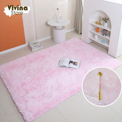 Rainbow Fluffy Carpet For Living Room Plush Rug For Bedroom Hallway Great For the Holidays
