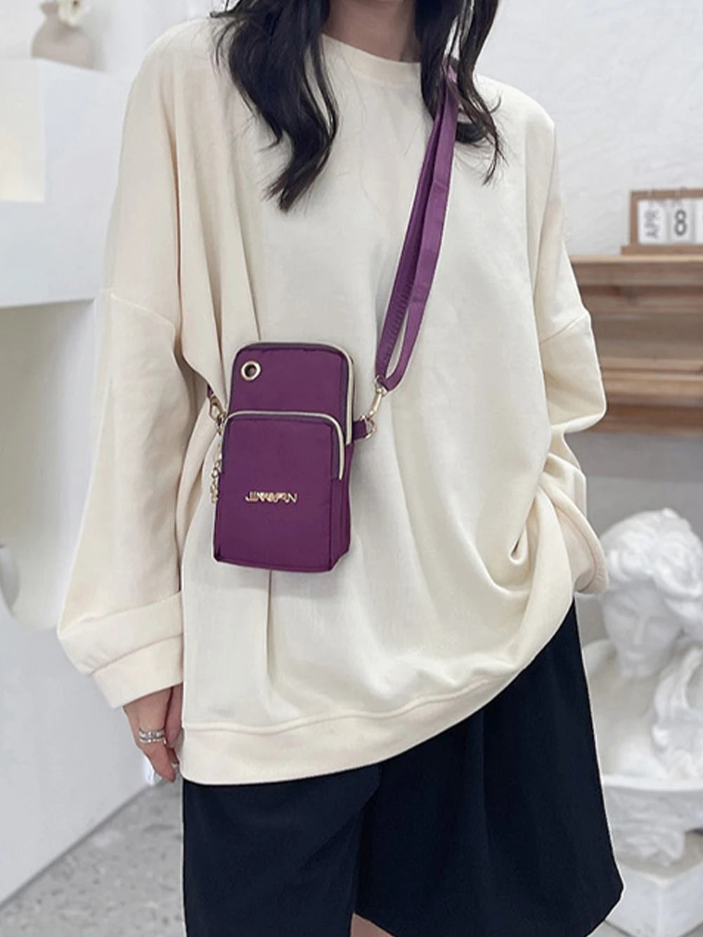 Crossbody Mini Bag, Mobile Phone Bag New Fashion Mom Coin Bag, Many Colors Available