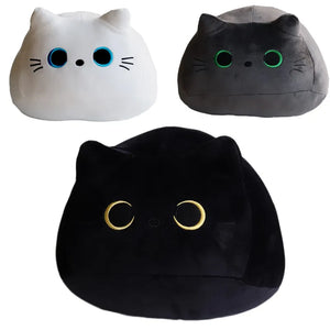 Black Cat Plush Pillow 8cm Cute Stuffed Toy Animal Quality Gifts for Kids