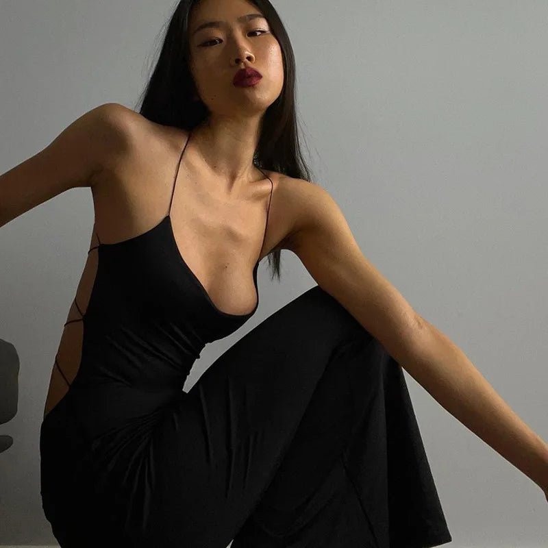 Sexy Backless Bandage Maxi Dress – Elegant Night Out Attire